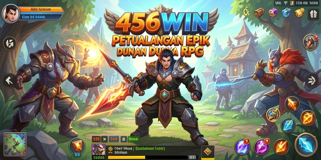 Tampilan gameplay RPG yang menakjubkan, penuh aksi dan petualangan.