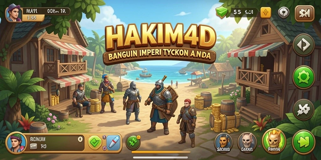 Screenshot HAKIM4D menampilkan gameplay seru sebagai Tycoon.