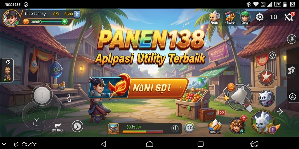 Tampilan antarmuka utama aplikasi PANEN138 yang user-friendly.