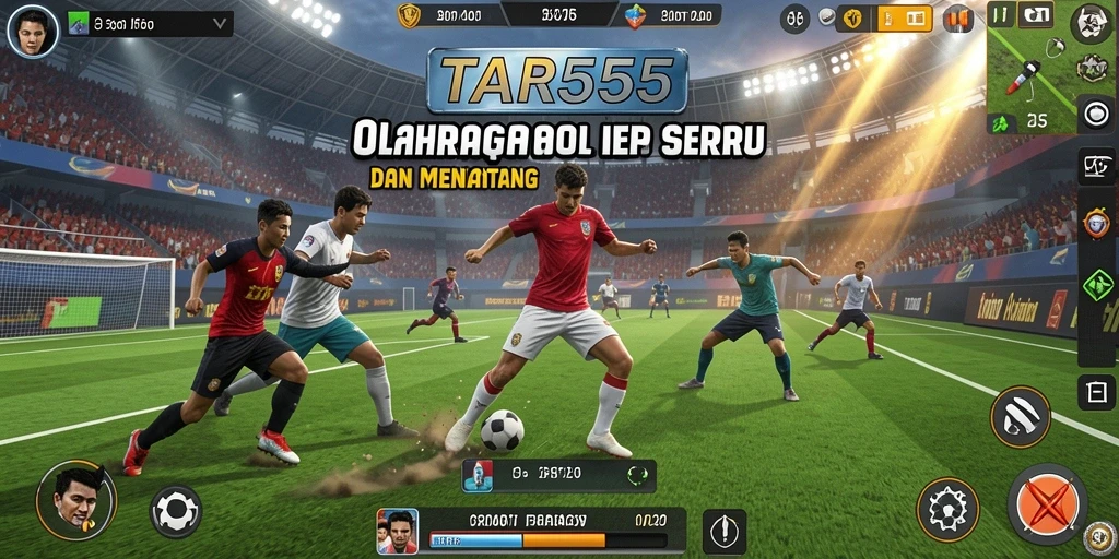 Screenshot TAR555 yang menampilkan gameplay olahraga yang seru.