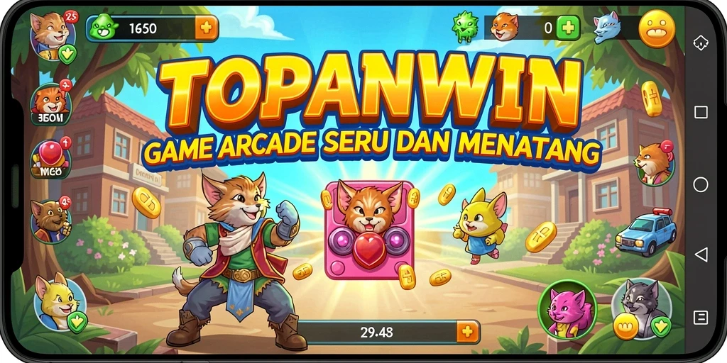Tampilan seru gameplay TOPANWIN yang penuh tantangan.