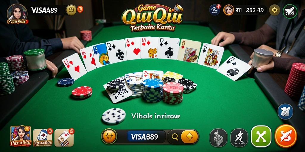 Tampilan gameplay QiuQiu yang menarik dan mendebarkan.